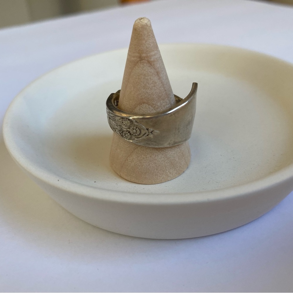 Sterling Silver Spoon Ring - size 7.5 - Reed & Barton